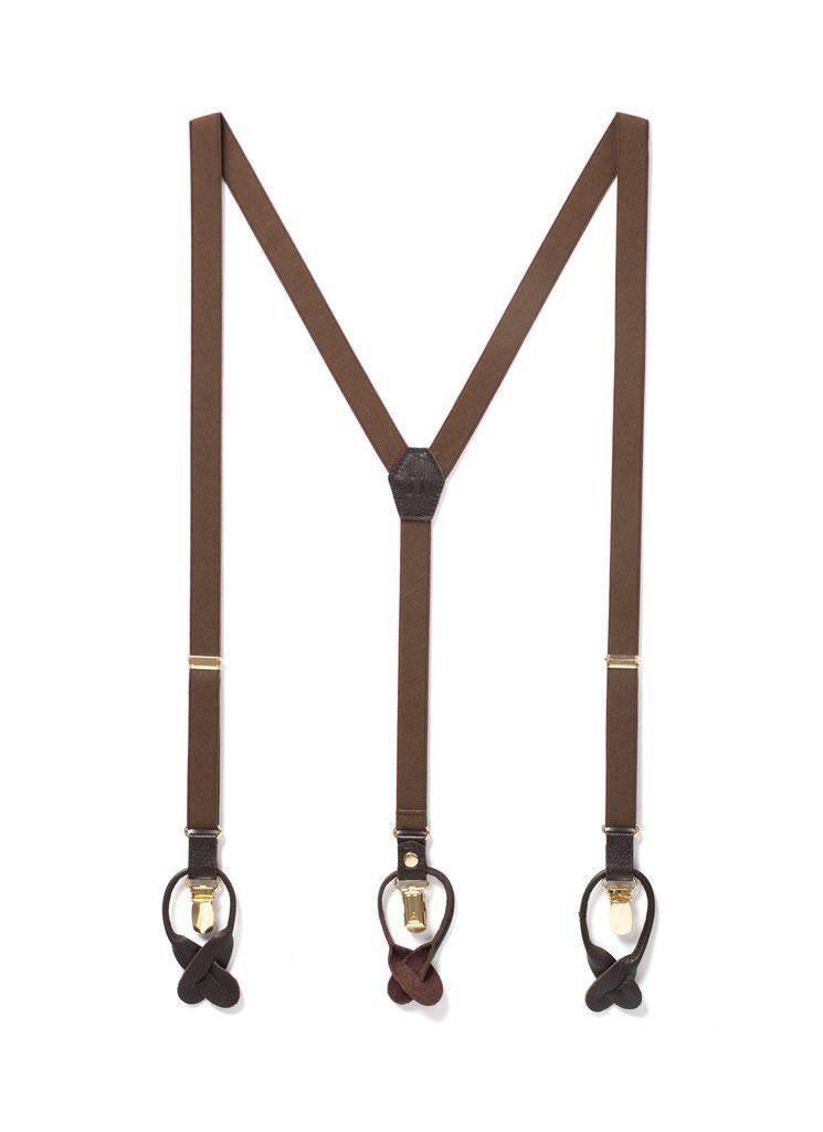 Cinnamon Stick - Skinny Brown Suspenders