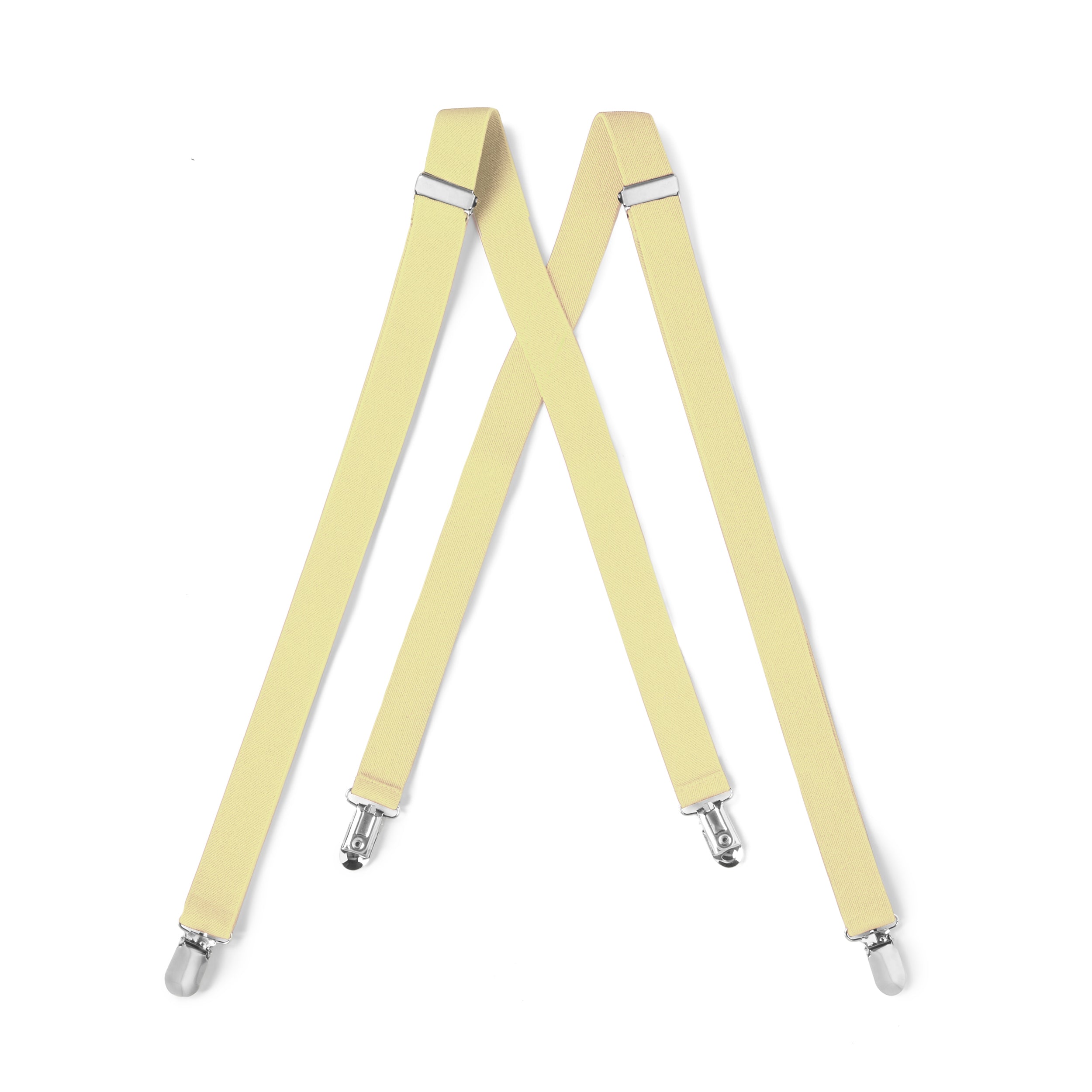 Yellow Clip On Suspender