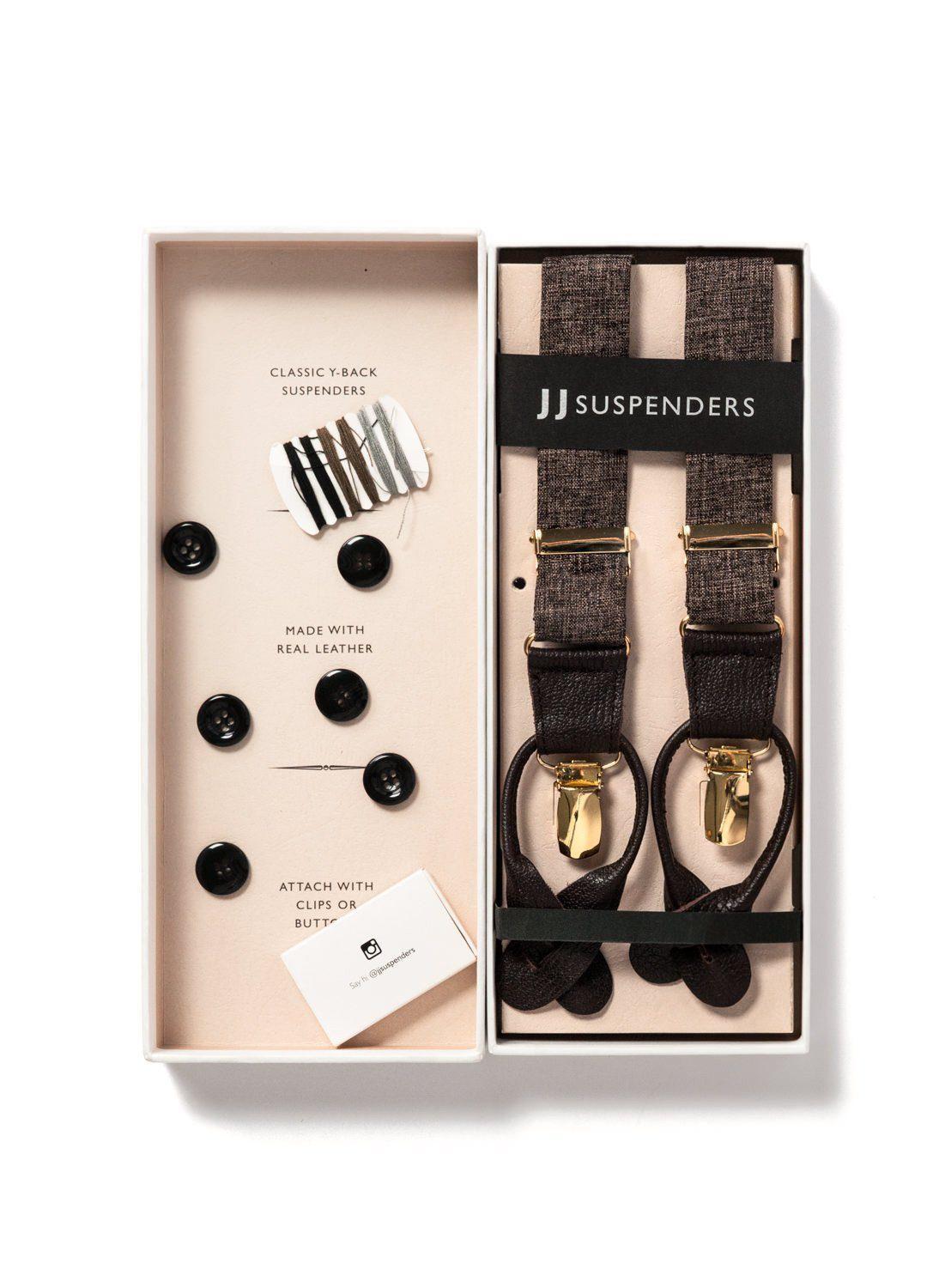 Autumn Harvest - Classic Brown Suspenders