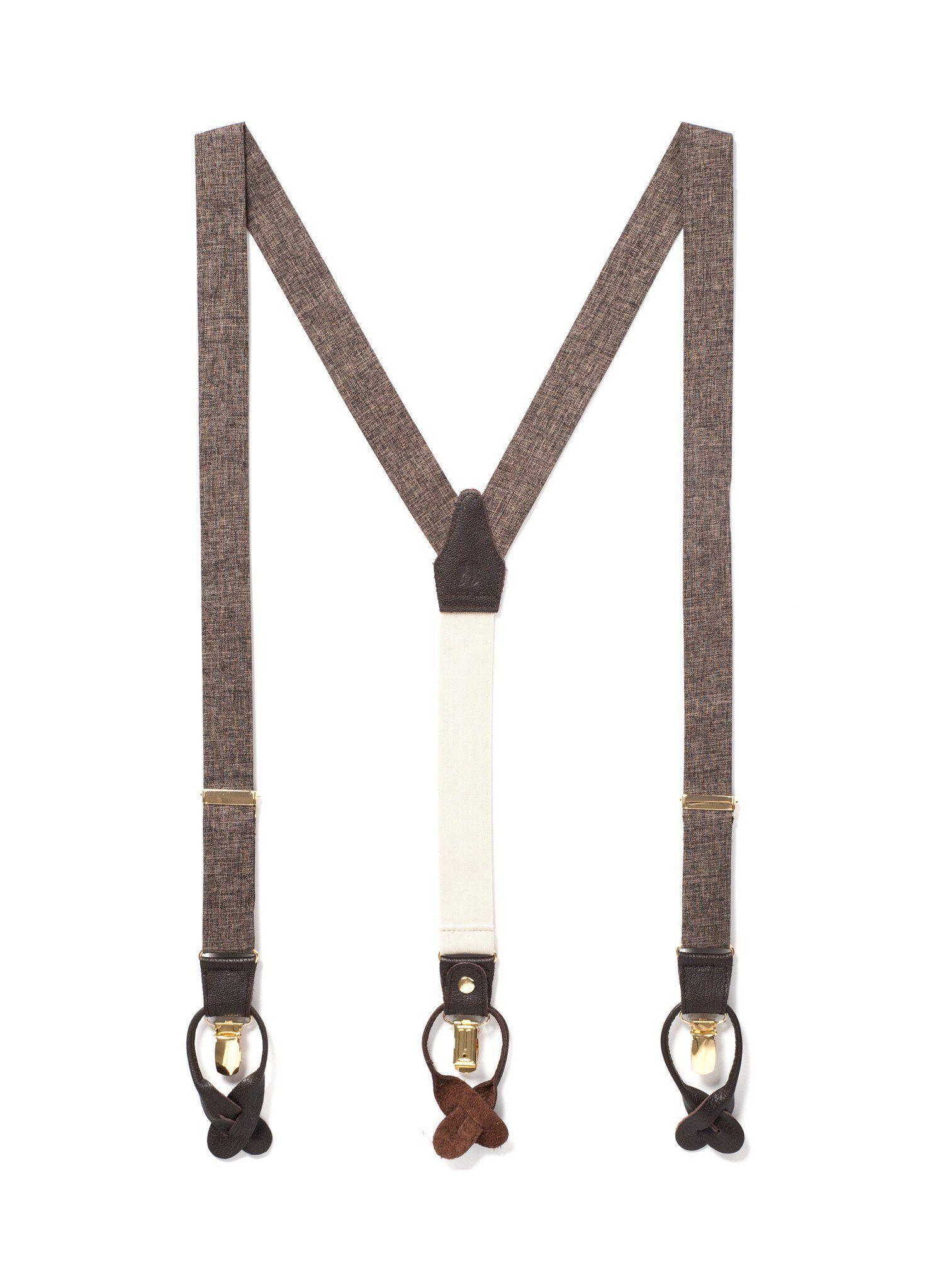 Autumn Harvest - Classic Brown Suspenders