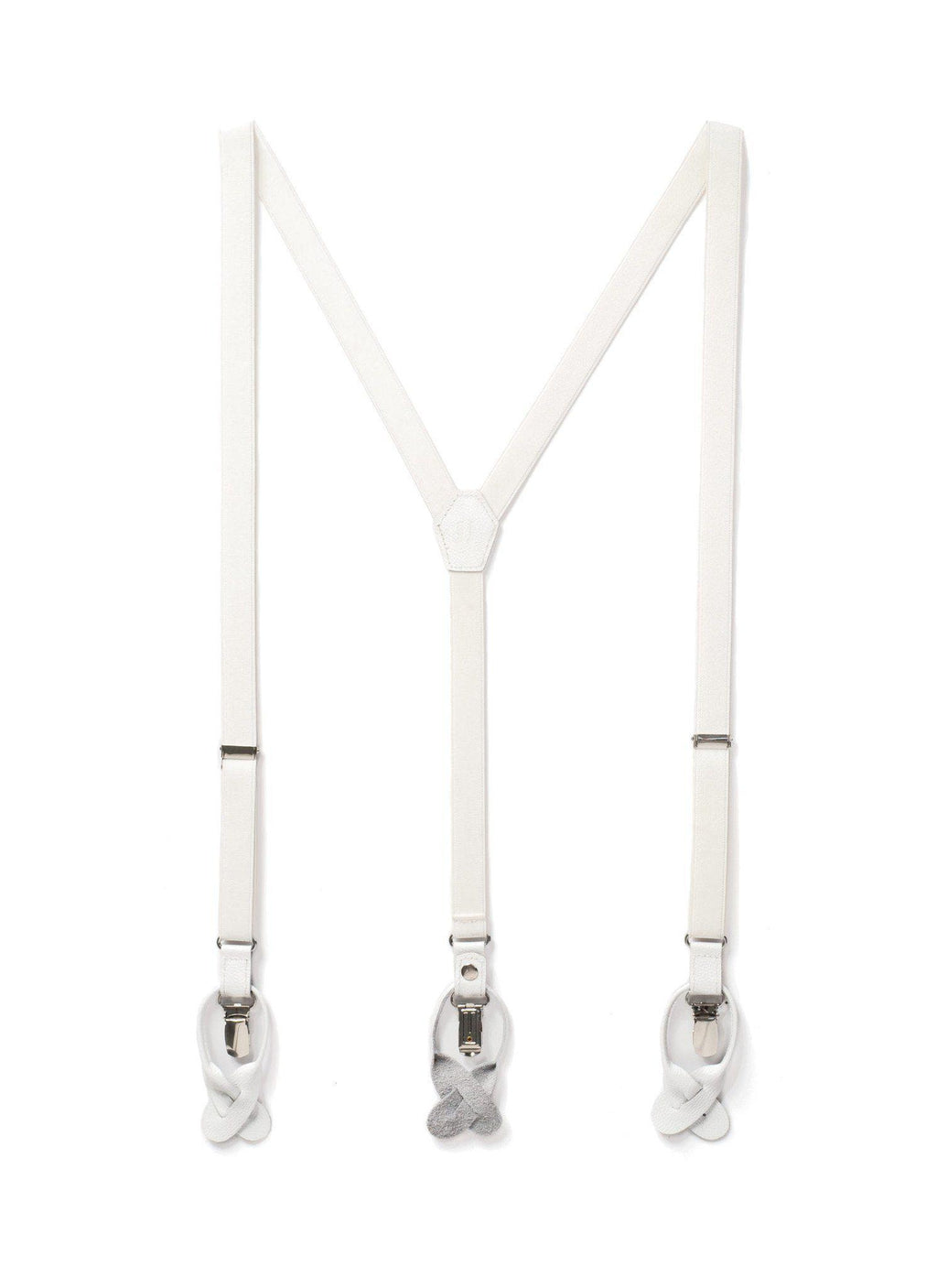 Ice - Skinny White Suspenders