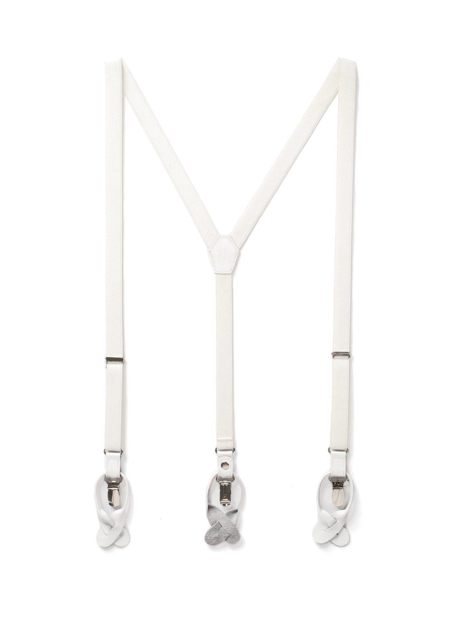 Ice - Skinny White Suspenders